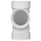 Charlotte Pipe And Foundry Charlotte Pipe Schedule 40 2 in. Hub X 2 in. D Hub PVC Sanitary Tee 1 pk PVC004001000 - alternate 5